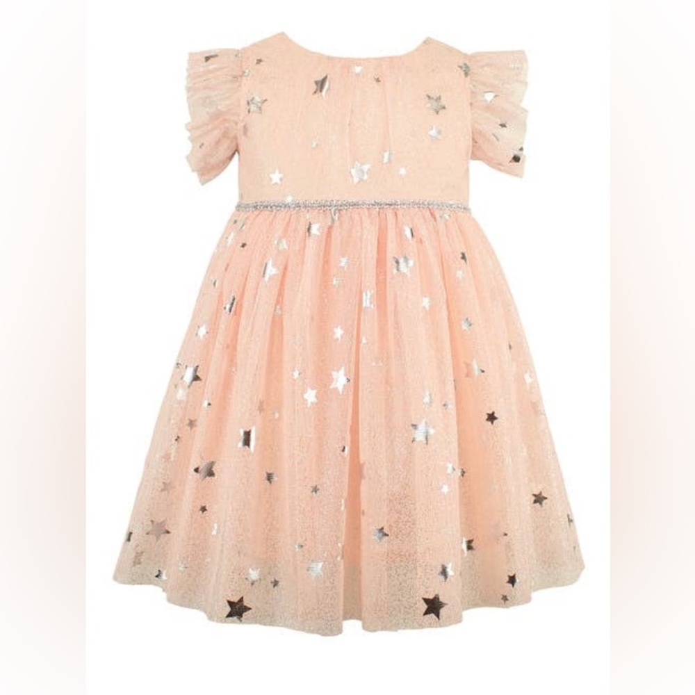 NWT 2T / 24M Toddler Popatu Pink Star Dress